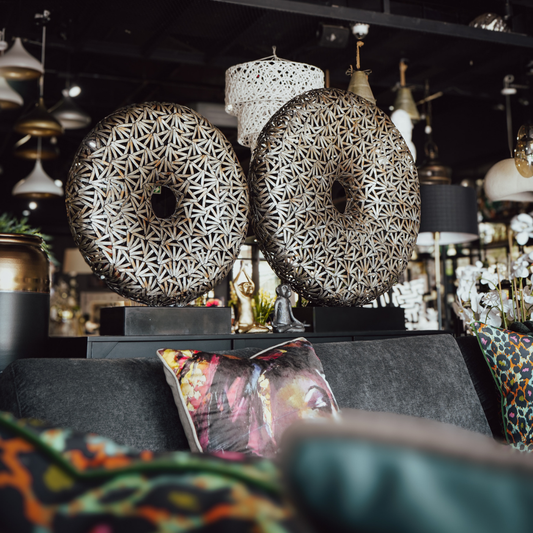 STEEL DECOR DONUT SHAPE 1100H
