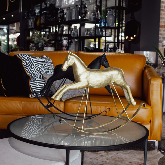 RESIN ROCKING HORSE