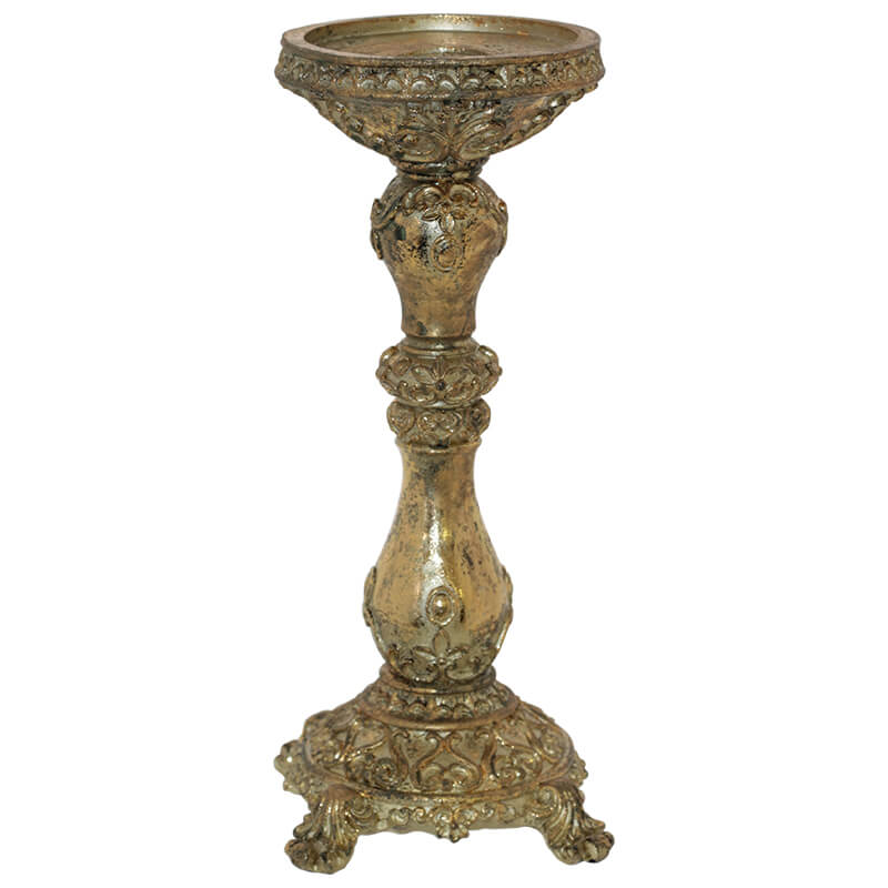 MAXINE GOLD CANDLE HOLDER 25CM
