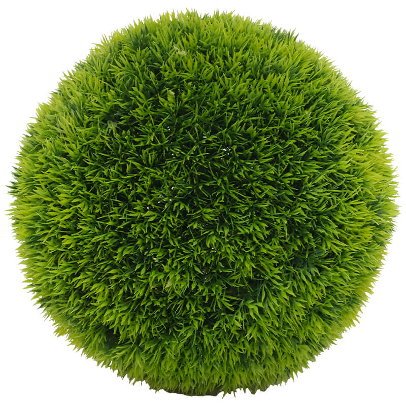 BRIGHT GREEN GRASS BALL 26CM