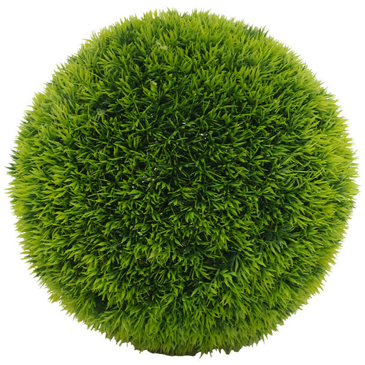 BRIGHT GREEN GRASS BALL 26CM
