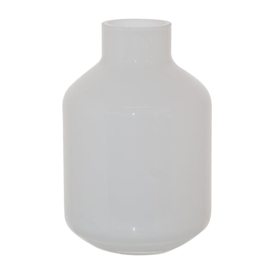WHITE MINI VASE 16CM