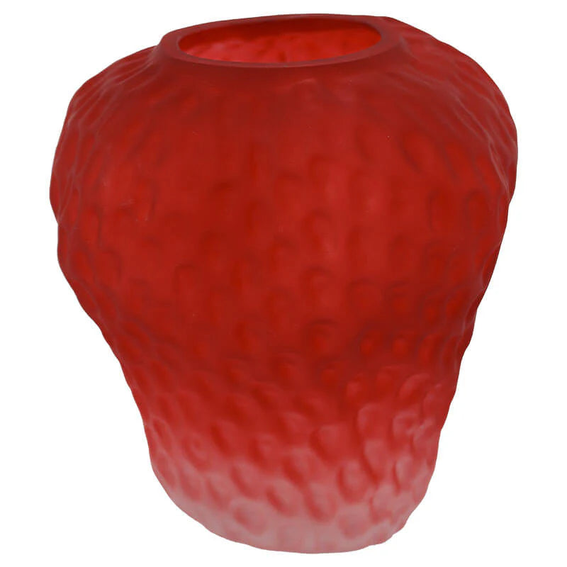 STRAWBERRY VASE 18CM