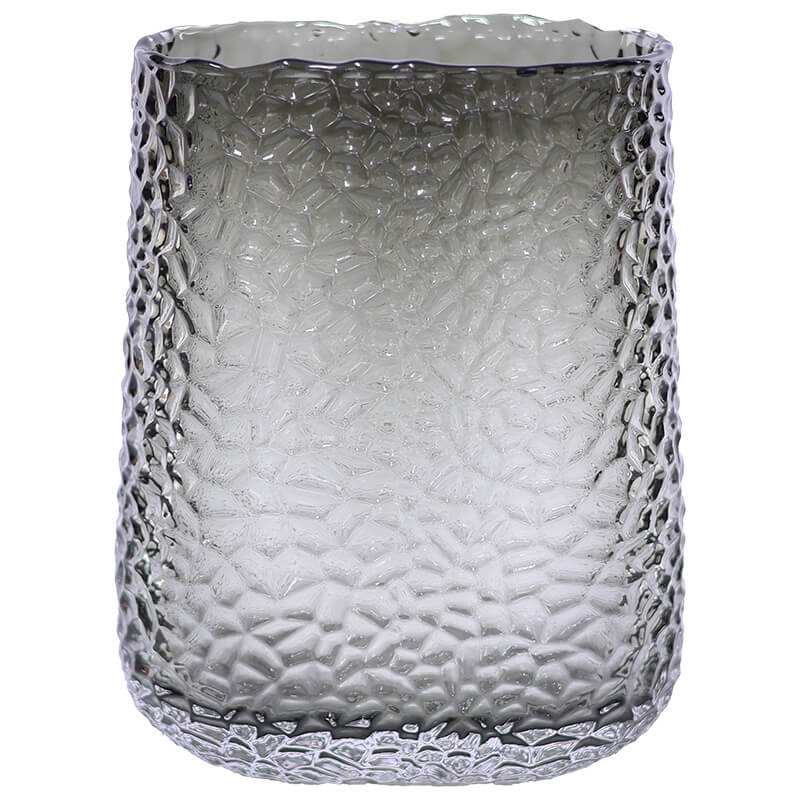 GREY STENAH VASE 20CM