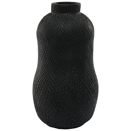 TARIM BLACK VASE 51X25CM