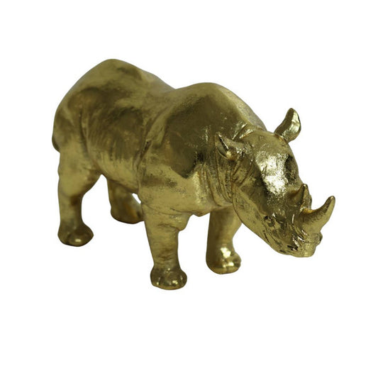 ANIMAL CRAFT-GOLD RHINO