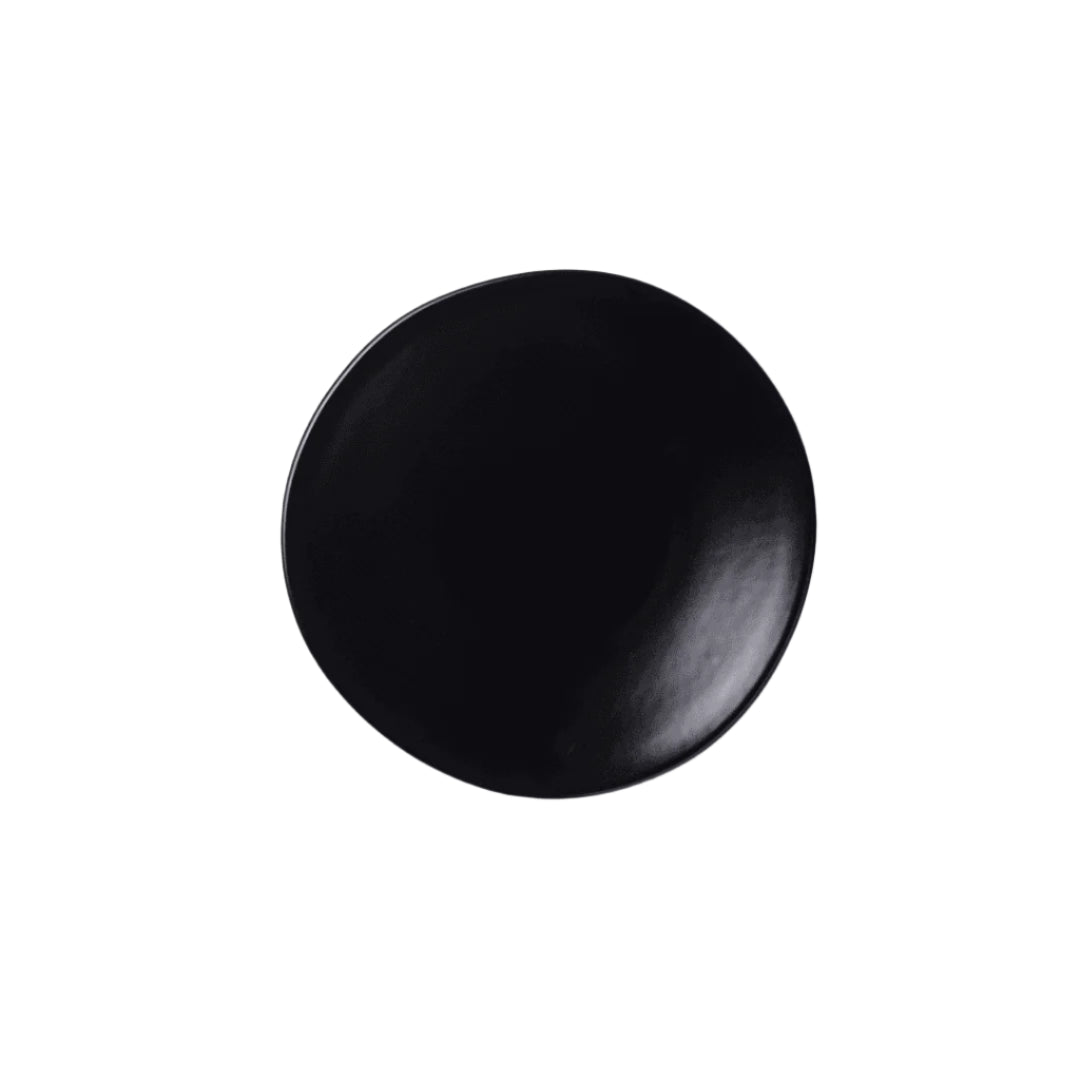 JAN FLAT IRREGULAR SIDE PLATE BLACK