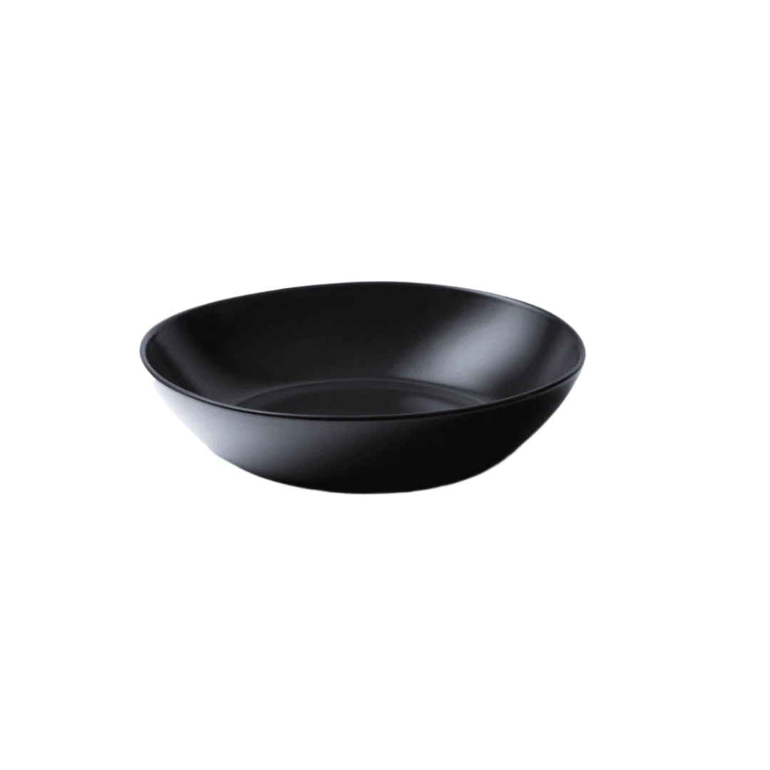 JAN FLAT IRREGULAR PASTA BOWL BLACK