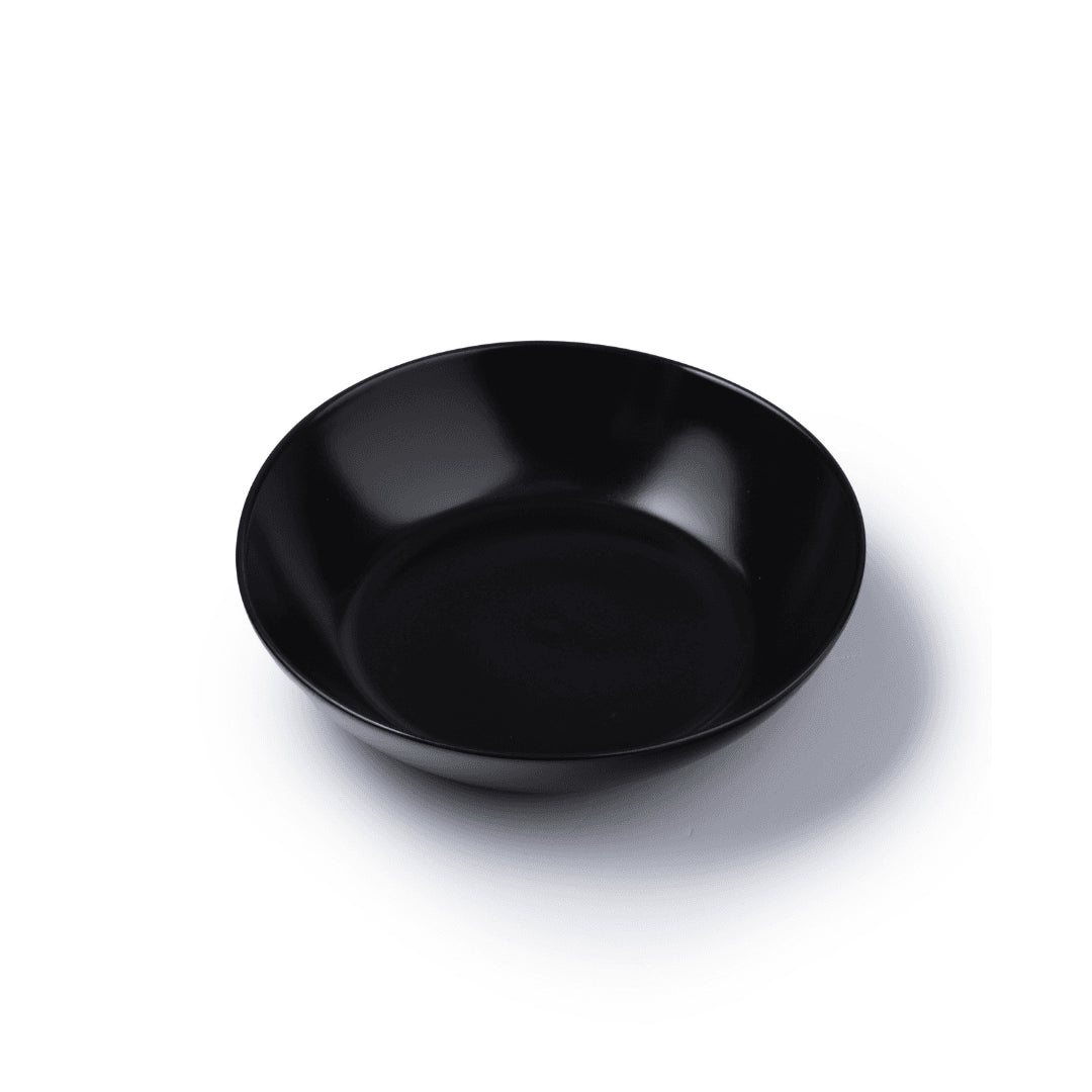 JAN FLAT IRREGULAR PASTA BOWL BLACK