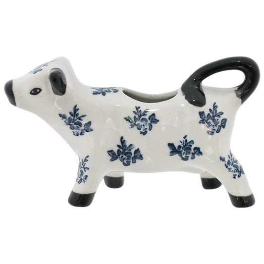 MILK JUG BLUE/WHITE 8X14X5CM 75ML