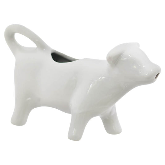 MILK JUG WHITE 8X14X5CM 75ML