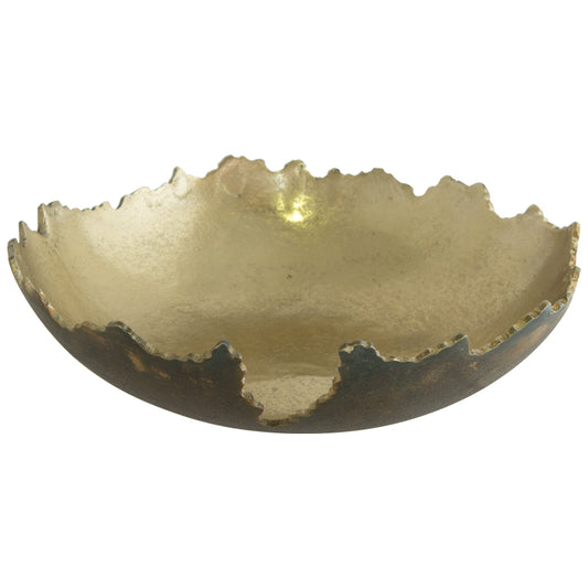 CRATER TWO TONE GOLD DISPLAY 32CM