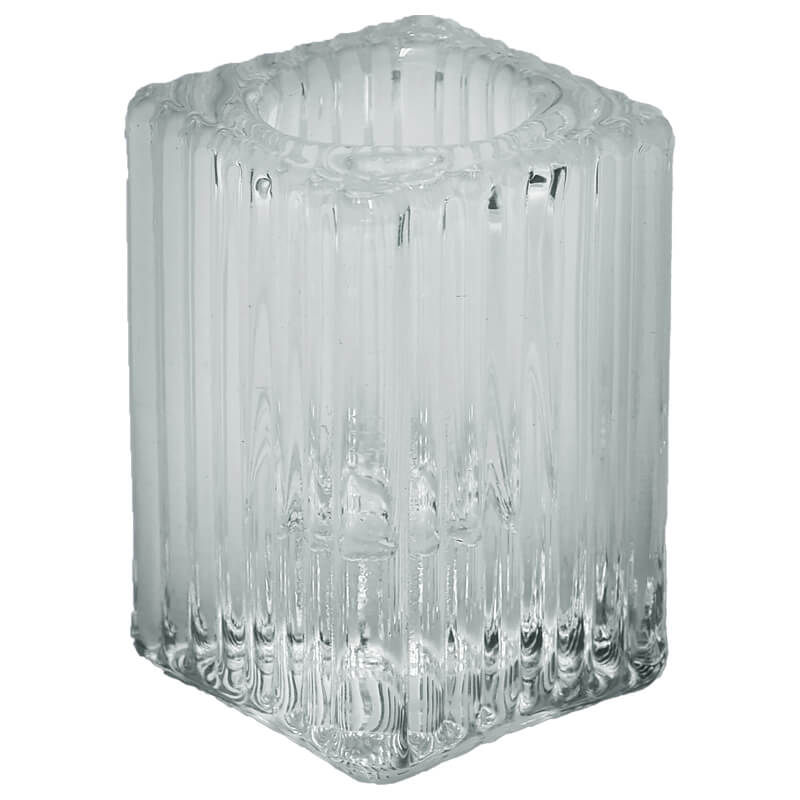DIVA RECT CANDLE HOLDER 6X4CM