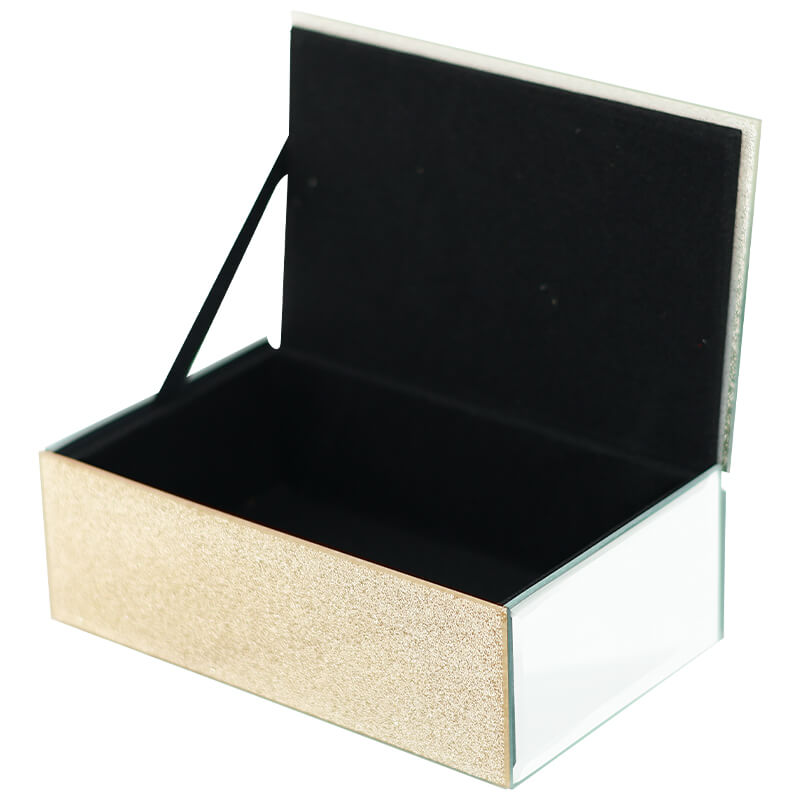 MIRROR/GOLD SHADOW T/BOX 14X10X6