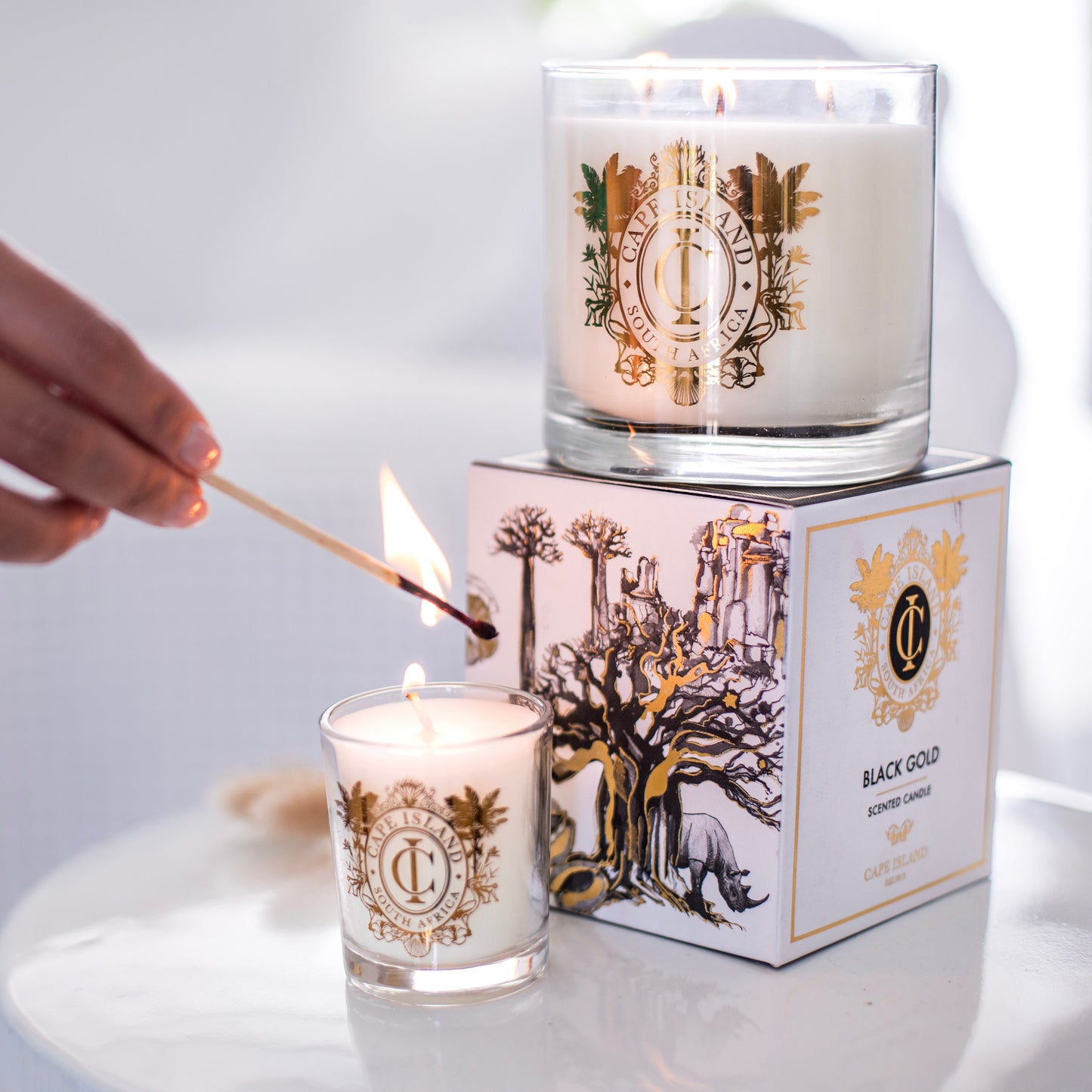 Cape Island Black Gold Classic Candle