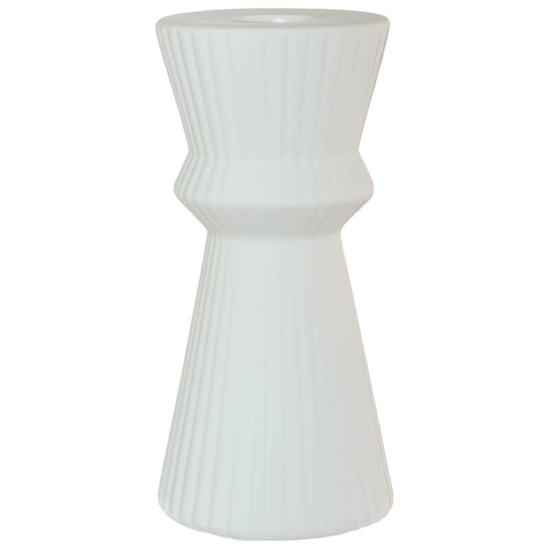 CREAM CANDLE HOLDER 13CM
