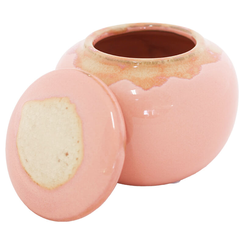 BLUSH SUNSET JAR/LID 9CM