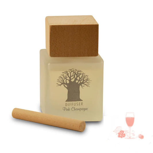 MOCKANA WOODEN TOP DIFFUSER PINK CHAMPAGNE