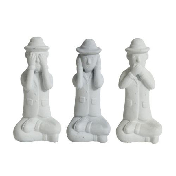 HEAR AND SPEAK NO EVIL MALES SET