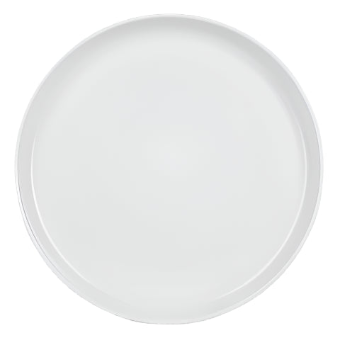 JAN FLAT STACKABLE DINNER PLATE WHITE