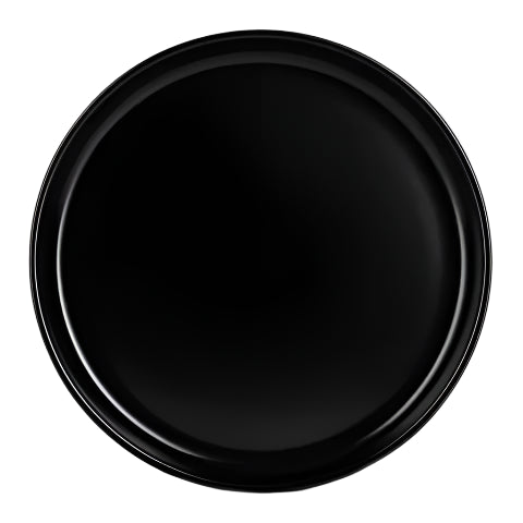 JAN FLAT STACKABLE DINNER PLATE BLACK