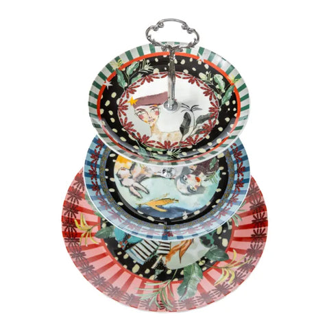 OLIVIA PRINCESS 3-TIER CAKE STAND