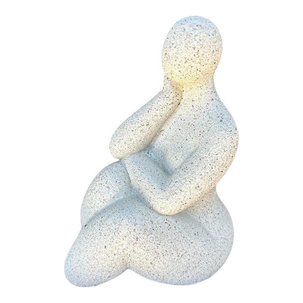 WHITE PLUS SIZE LADY EXCITED