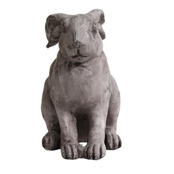 SMALL GREY LONG EAR BUNNY  PLANTER