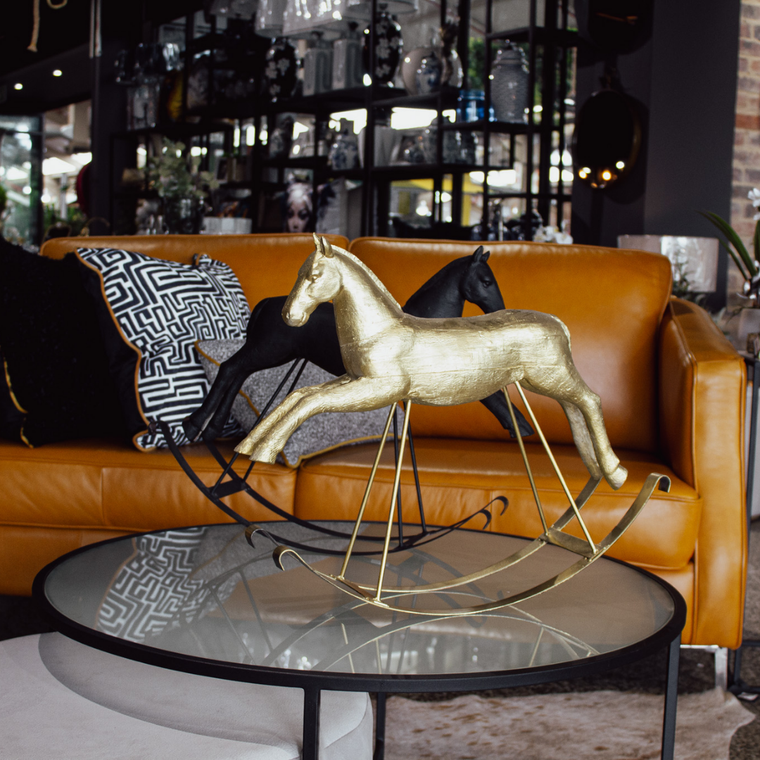 RESIN ROCKING HORSE