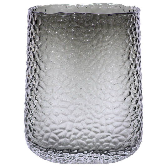 GREY STENAH VASE 20CM