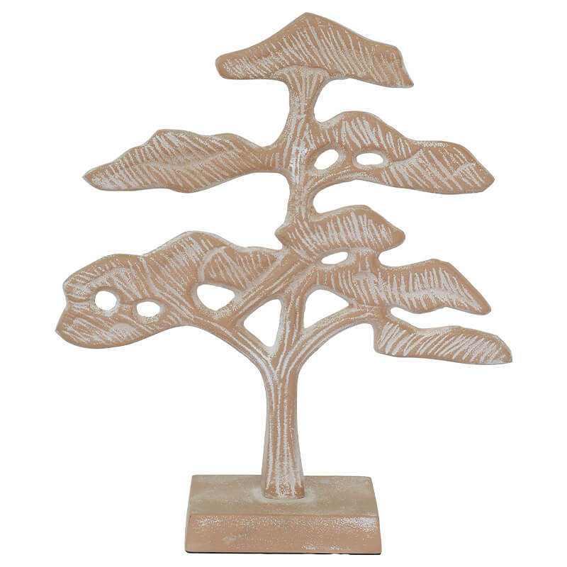 SAFARI TREE SCULPTURE TERRA WHITE