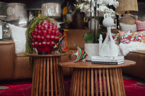 Statement blooms and greenery for refined interiors.