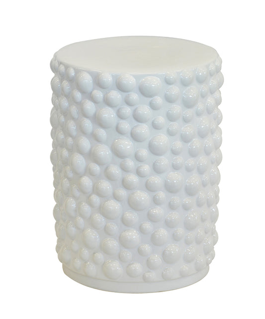 GARDEN STOOL BUBBLE WHITE