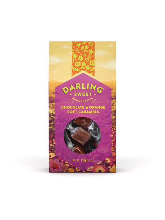 CHOCOLATE & ORANGE SOFT CARAMEL 150g