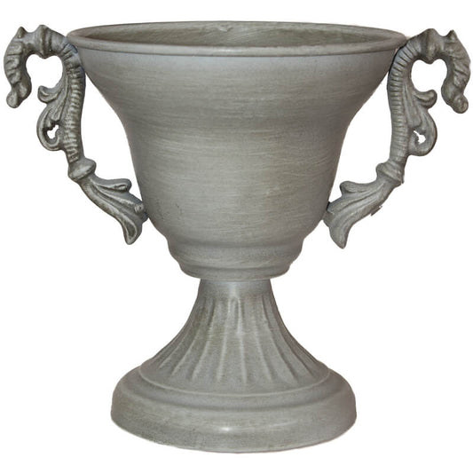 ANTEGO WHITE WASH POT 17X20CM
