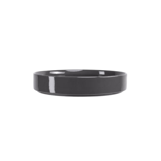 JAN FLAT STACKABLE PASTA BOWL DARK GREY