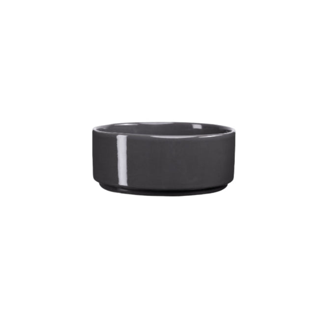 JAN FLAT STACKABLE NIBBLE BOWL DARK GREY