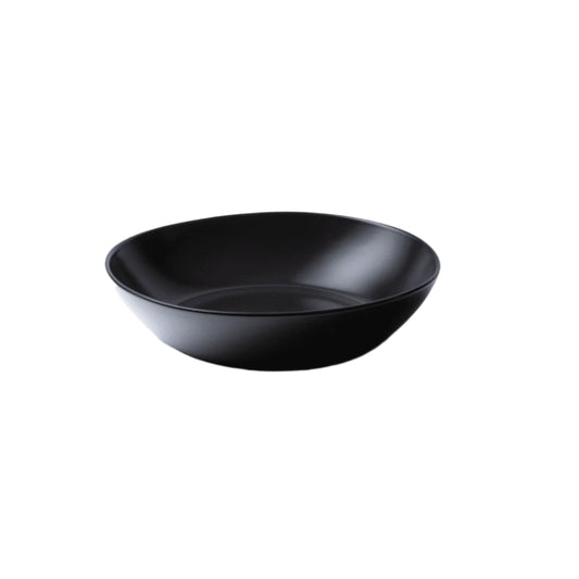 JAN FLAT IRREGULAR PASTA BOWL BLACK