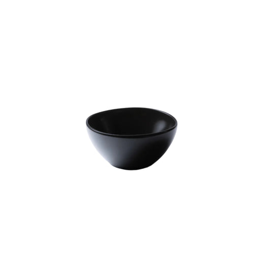 JAN FLAT IRREGULAR NIBBLE BOWL BLACK