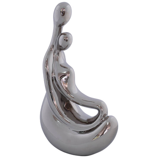 STATUE MOTHER AND CHILD 32CM