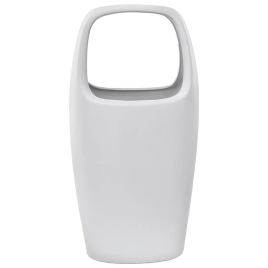 BAG VASE MATT WHITE 33CM