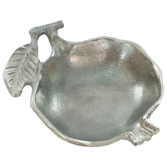 SILVER POMEGRANATE BOWL 15X12X4CM