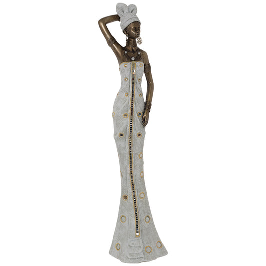 EKONDA GIRL HAND BEHIND HEAD 43CM