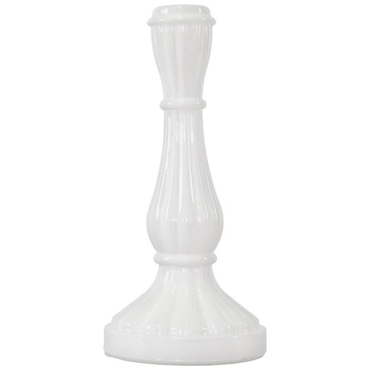 REGENT WHITE CANDLE HOLDER 22CM
