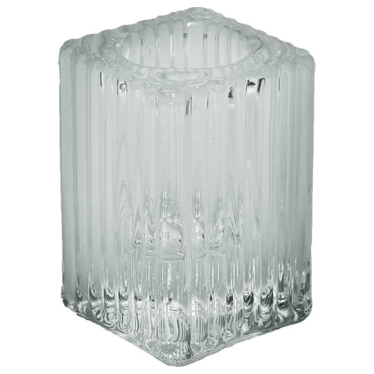 DIVA RECT CANDLE HOLDER 6X4CM
