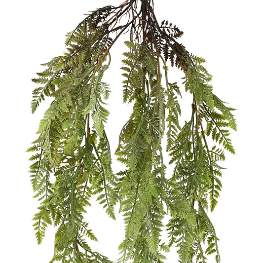 LIGHT GREEN HANGING FERN 105CM
