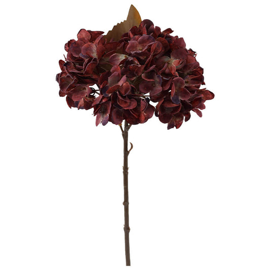 VINTAGE PLUM HYDRANGEA 35CM