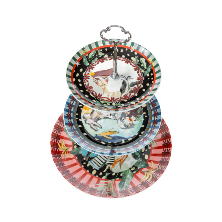 OLIVIA PRINCESS 3-TIER CAKE STAND