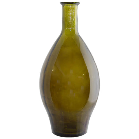 OLIVE GREEN CLARO VASE 60CM