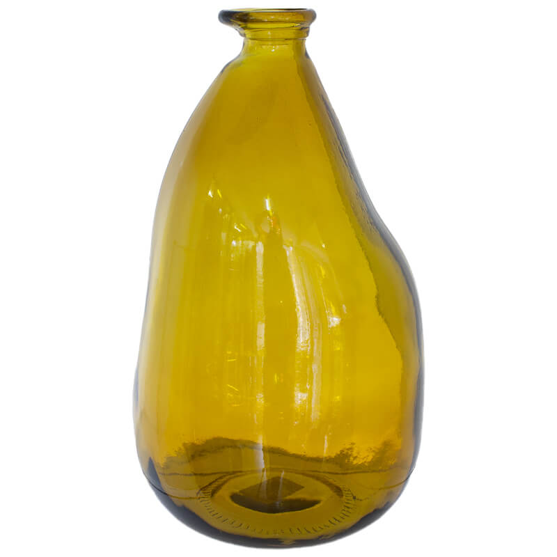 YELLOW VASE 36CM